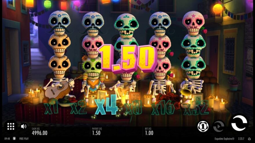 esqueleto explosivo bonus