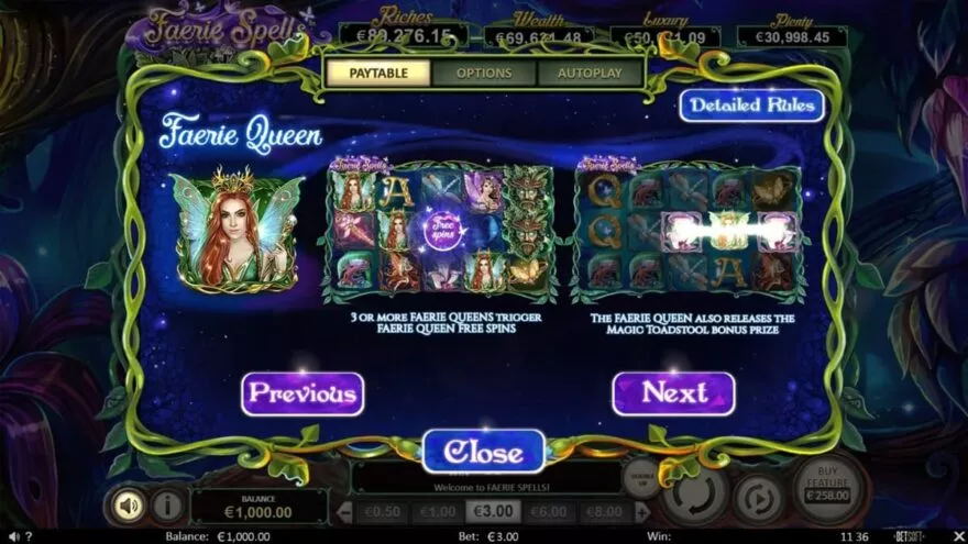 Faerie Spells online