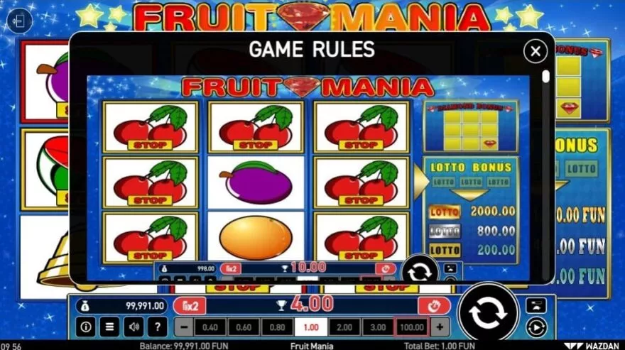 Fruit Mania online