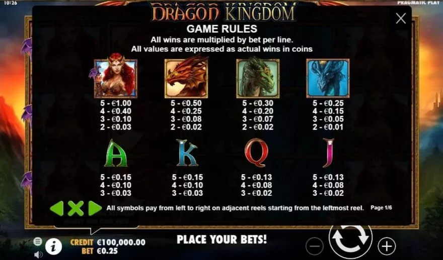 Queen and the Dragons online