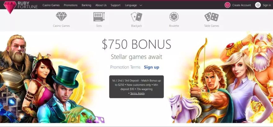 Ruby Fortune casino online