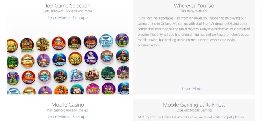 Ruby Fortune casino slots