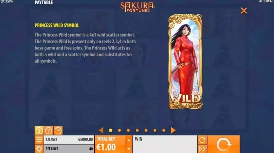 Sakura Fortune online