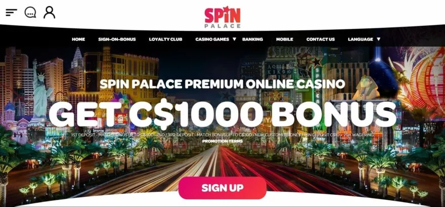 Spin Palace casino online
